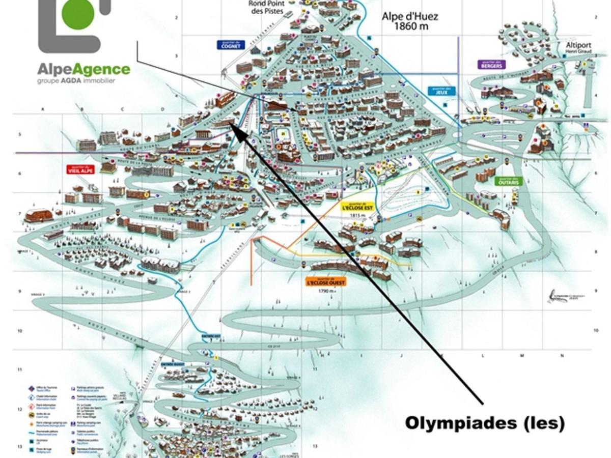 Apartment Olympiades  Alpe d'Huez Exterior foto